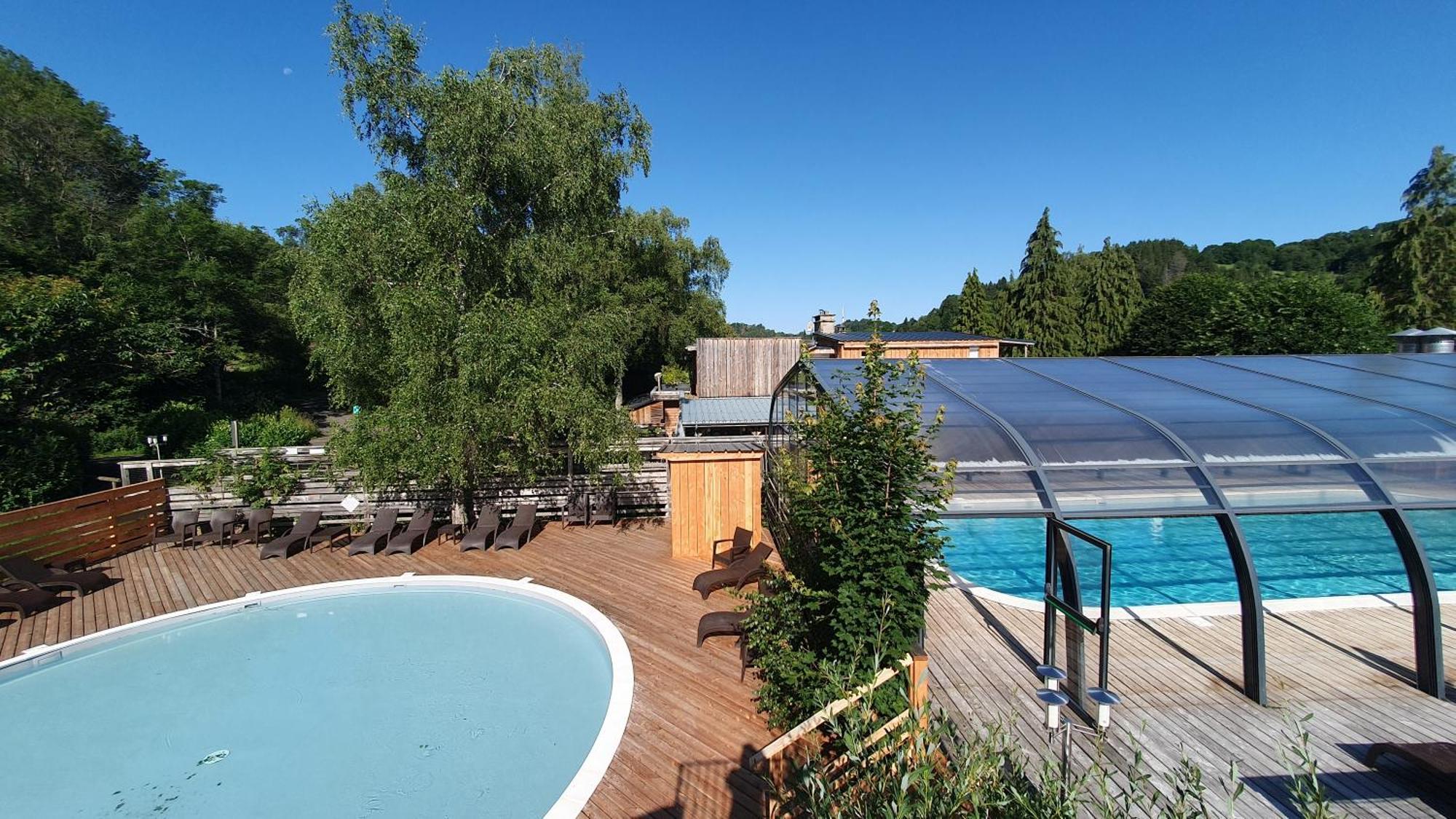 Camping Les Vernieres La Bourboule Sancy Экстерьер фото